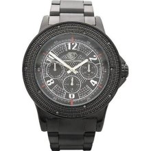 Super Techno by Joe Rodeo 0.10CT diamonds Watch Black Case & face ...