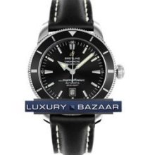 Superocean Heritage 46mm (SS / Black / Leather)