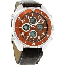 Surface Mens Multi-Function Ana Digital Quartz Chronograph Brown Watch 31825