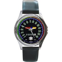 Suzuki Gsx-r 1000 Motorcycle Accessories Unisex Round Metal Watch