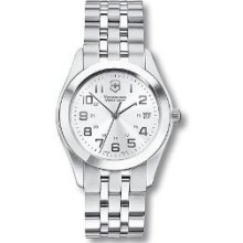 Swiss Army Men's 'alliance' Stainless Steel Silver Dial Watch 241044