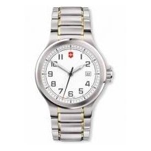 Swiss Army - Victorinox 241277.CB - Peak II Large White Dial Two-Tone Bracelet