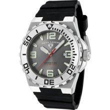 Swiss Legend Men's 'Expedition' Grey Dial Black Silicon Watch ...