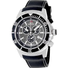 Swiss Precimax Men's Pursuit Pro Sport SP13278 Black Silicone Swiss Chronograph Watch with Grey Dial