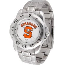 Syracuse Orange SU Mens Sports Steel Watch