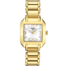 T-Wave Women's White Mother-Of-Pearl Quartz Trend Watch