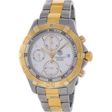 Tag Heuer Aquaracer Caf2120 Two Tone Stainless Steel Automatic Men's Watch