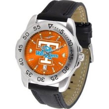 Tennessee Volunteers Vols UT Men's Leather Band Sports Watch