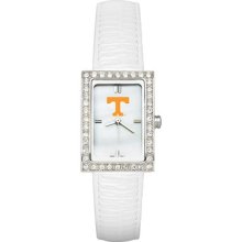 Tennessee Volunteers Women's Allure Watch with White Leather Strap