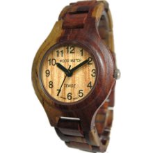 Tense Wood Mens Sandal Wood Watch - Wood Bracelet - Wood Dial - G7509I