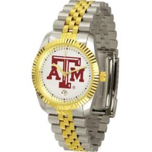 Texas A&M Aggies TAMU Mens Steel Executive Watch