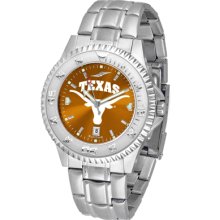 Texas Longhorns Competitor AnoChrome-Steel Band Watch