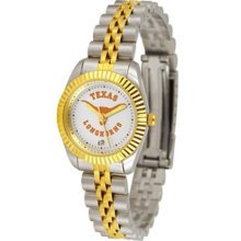 Texas Longhorns UT Womens 23Kt Gold Watch