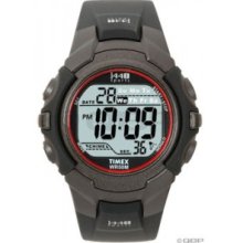 Timex 1440 Sports Watch: Full-sized Gray/Red