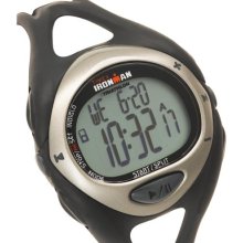 Timex I Control For Ipod Unisex 50 Lap Black/Silver Resin Strap Watch - T5k051y7