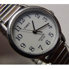 Timex Ladies Silver Quartz Indiglo Watch w/ Bracelet $199