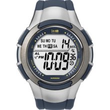 Timex Men's T5K239 1440 Sports Digital Sport Blue/Silvertone