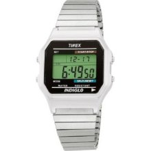 Timex Men's T78587 Classic Digital Silver-tone Watch