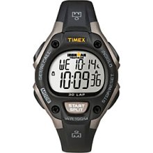 Timex Women's Ironman Mid-Size Black/Gray 30-Lap Women's