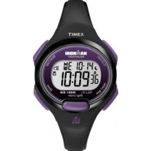 Timex Women's Ironman T5K523 Black Resin Quartz Watch with Digital Dial