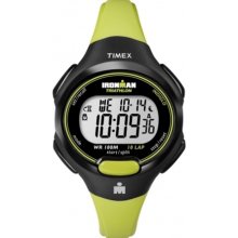 Timex Women's Ironman T5K527 Green Resin Quartz Watch with Digital Dial