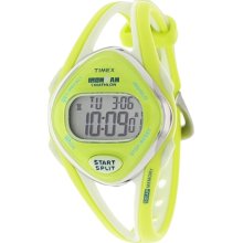 Timex Women's Ironman T5K656 Yellow Resin Quartz Watch with Digital Dial