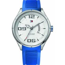 Tommy Hilfiger Noah 1790780 Men's White Silicone Watch 2 Years Warranty