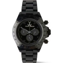 Toywatch Fluo Mono Chronograph Black Watch Mo08bk