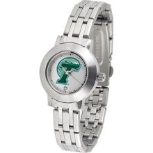 Tulane University Green Wave Ladies Stainless Steel Watch