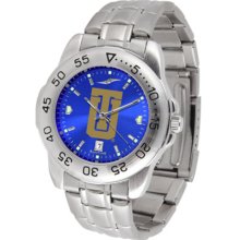 Tulsa Golden Hurricane Sport Steel Band Ano-Chrome Men's Watch