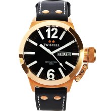 TW Steel Men's CEO Canteen Black Dial Watch TW-STEEL-CE1021