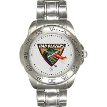 UAB Blazers Men's Gameday Sport Watch with Stainless Steel Band