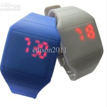 Ultra-thin Fashion Watches Led Touch Screen Led Watch Plastic Digita