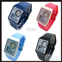 Unisex Jelly Odm Led Light Digital Wrist Watch 7 Color New 100pcs