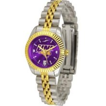 University of Northern Iowa Ladies Gold Dress Watch