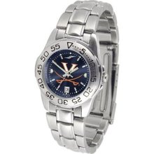 University of Virginia Cavaliers Ladies Stainless Steel Dress Watch