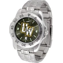 University of Wyoming Cowboys Men's Stainless Steel Wristwatch