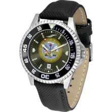 US Army Competitor AnoChrome Mens Watch with Nylon/Leather Band a ...