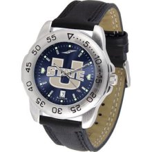 Utah State Aggies Sport AnoChrome Men's Watch with Leather Band