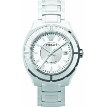 Versace Dv One Women's Quartz Watch With White Dial Analogue Display And White Ceramic Bracelet 02Acs1d001 Sco1