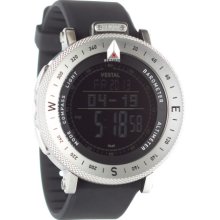 Vestal Guide ABC Watch Black/Silver/Negative, One Size