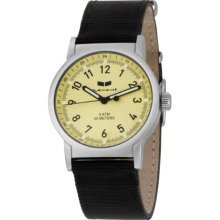 Vestal Unisex Alp004 Alpha Bravo Black Cream Canvas Watch