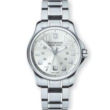 Victorinox 241359 Watch Officer Mens - Silver Dial