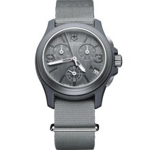 Victorinox Swiss Army 'Original' Chronograph Watch Grey