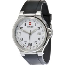 Victorinox Swiss Army Peak Ii White Dial Silicone Band Men's Watch 241265.cb