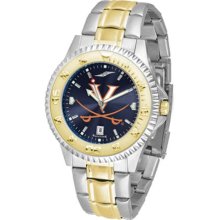 Virginia Cavaliers UVA Mens Two-Tone Anochrome Watch