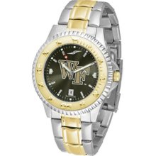 Wake Forest Demon Deacons WFU Mens Two-Tone Anochrome Watch