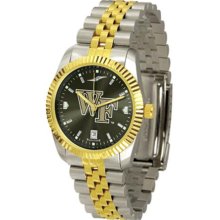 Wake Forest Demon Deacons WFU Mens 23Kt Executive Watch