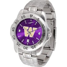 Washington Huskies UW Mens Sport Anochrome Watch