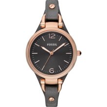 Watch Fossil Georgia Es3077 WomenÂ´s Black